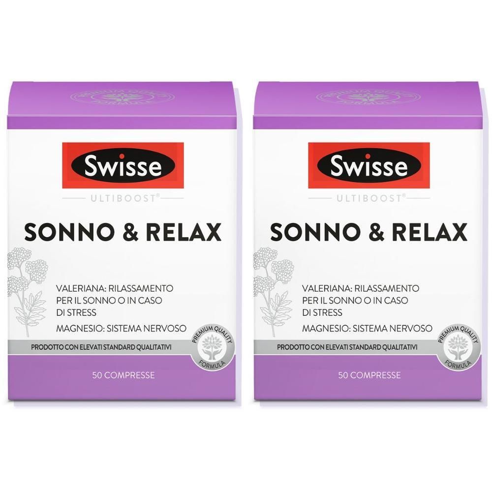 Swisse Sonno & Relax Integratore con Valeriana e Magnesio Compresse