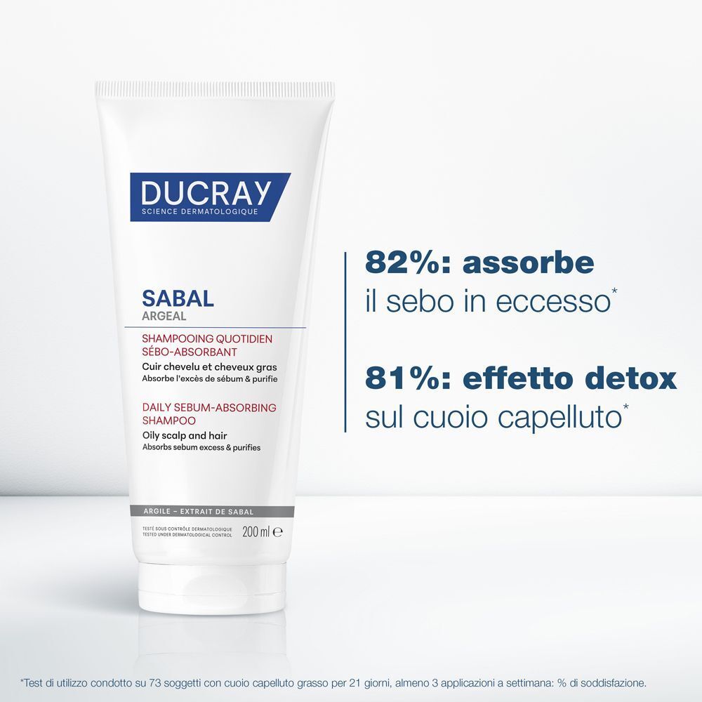Ducray SABAL ARGEAL Shampoo Quotidiano Sebo-Assorbente