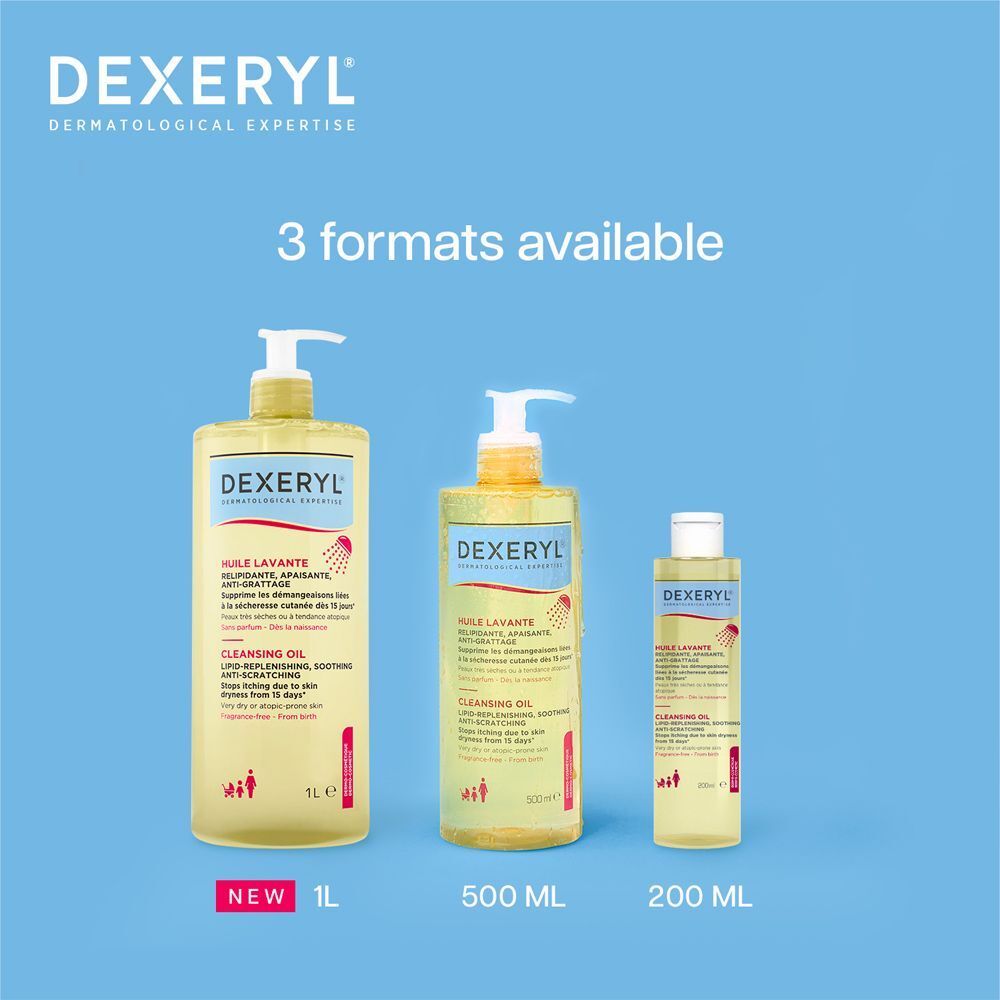 DEXERYL Olio Lavante Pelle Secca/Secca a Tendenza Atopica  Viso e Corpo