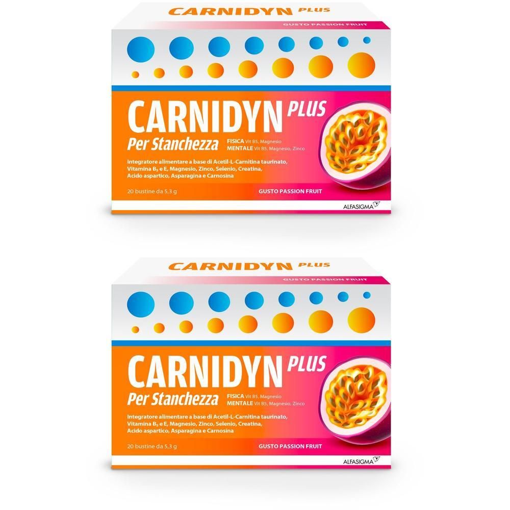 Carnidyn Plus Bustine Gusto Passion Fruit