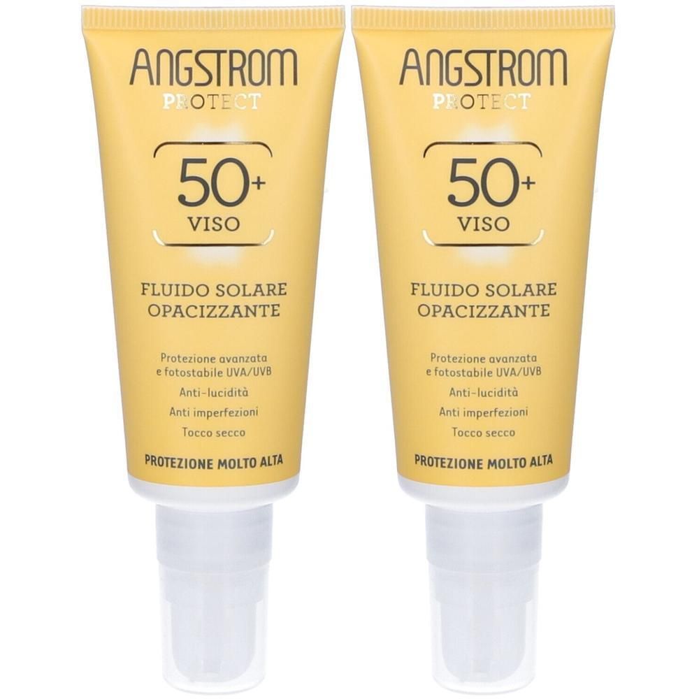 Angstrom Protect Viso Fluido Solare Opacizzante SPF50+