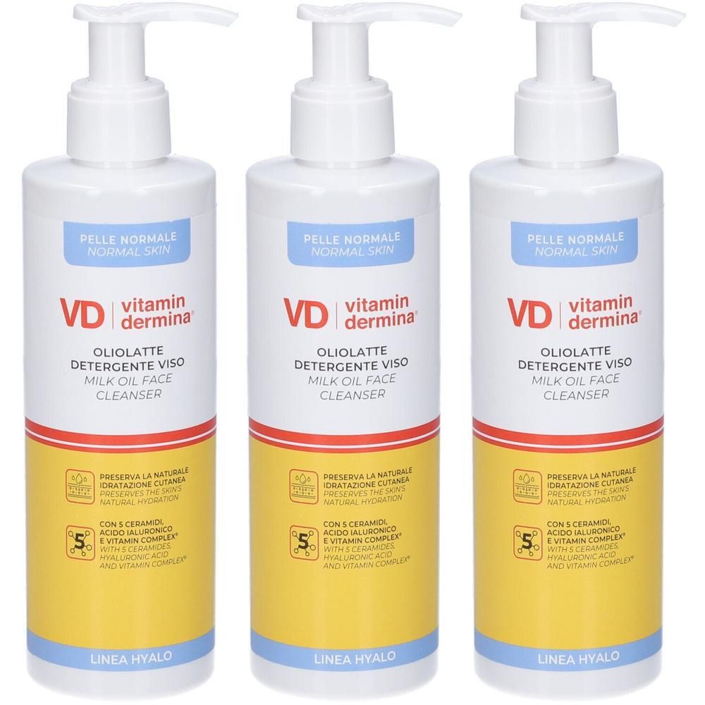 VD Vitamindermina Hyalo Oliolatte Detergente Viso