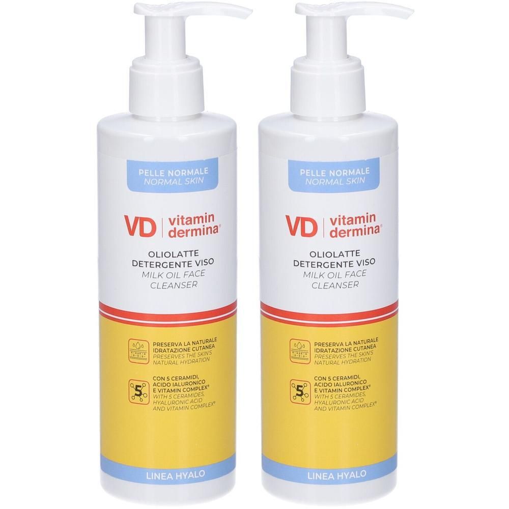 VD Vitamindermina Hyalo Oliolatte Detergente Viso