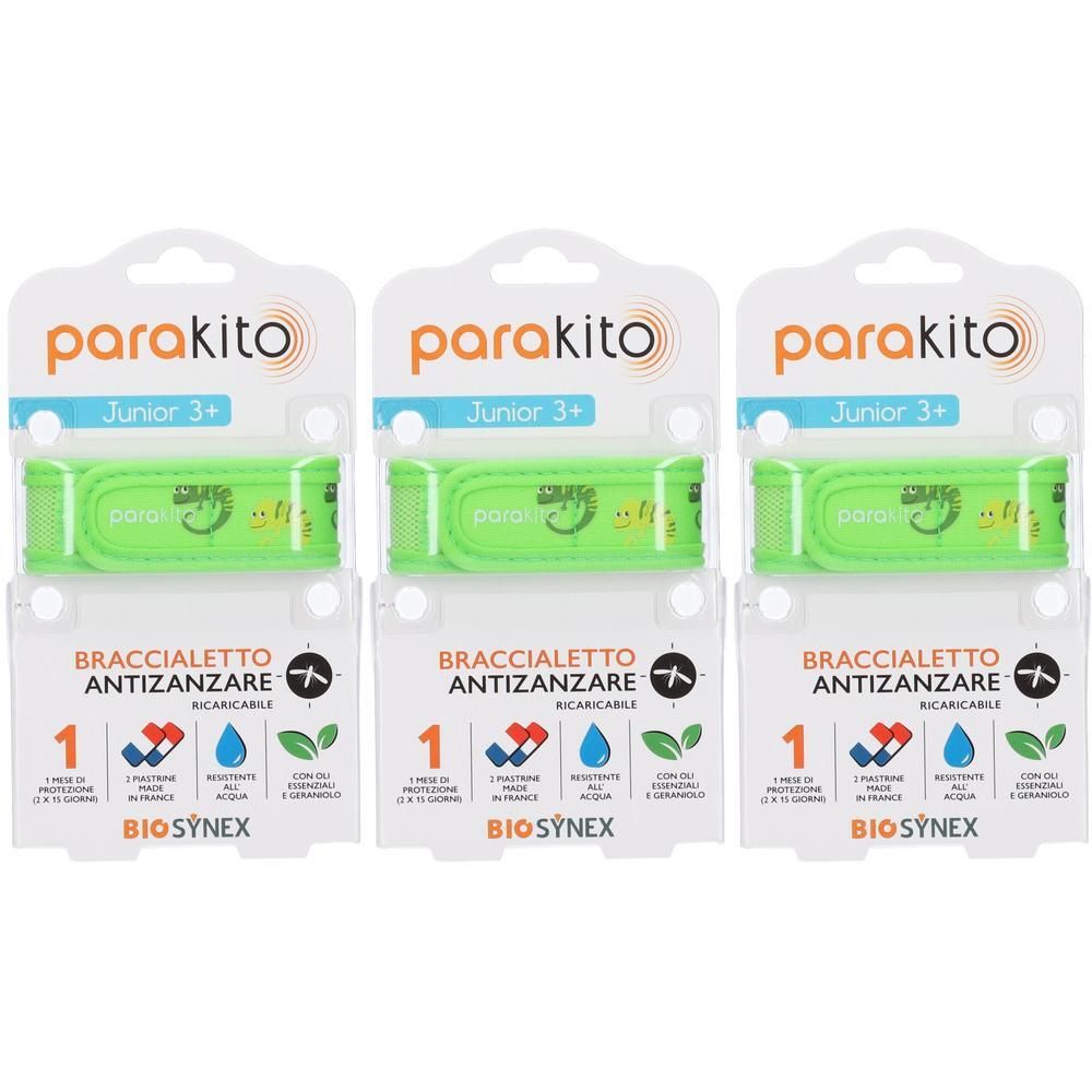 Parakito Bracciale Antizanzare Ricaricabile Junior Camaleonte