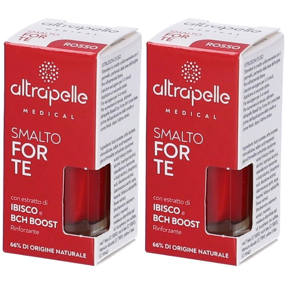 Altrapelle Medical Smalto Forte Colore Rosso