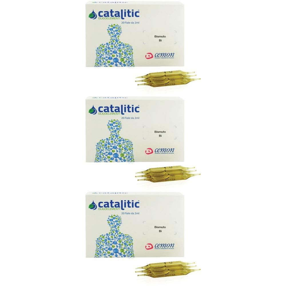 Catalitic Oligoelementi Bismuto Bi 20 Ampolle