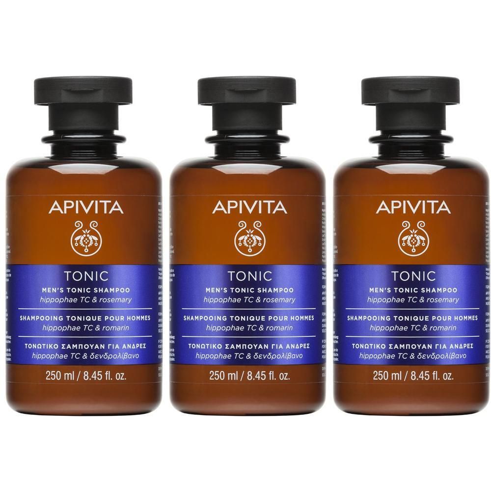 Apivita Tonic Shampoo Tonificante Anticaduta per capelli fini e diradati - uomo
