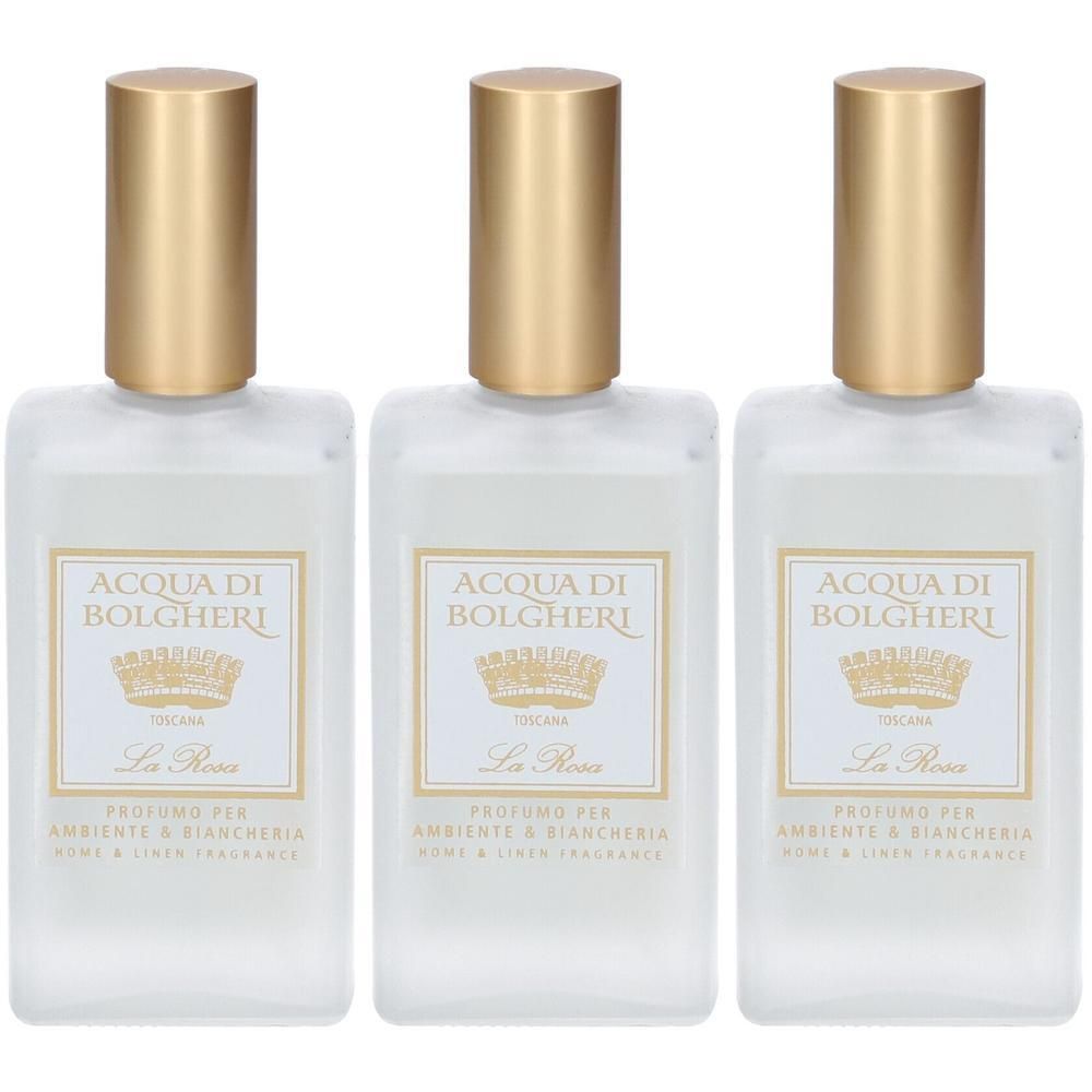 ACQUA DI BOLGHERI Profuma Ambiente e Biancheria La Rosa Spray