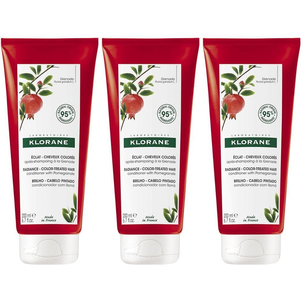 Klorane Balsamo al Melograno 200ml - Luminosità capelli colorati