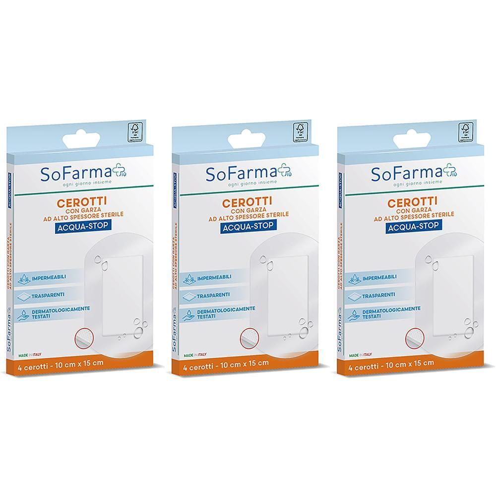 Sofarmapiu' Cerotto Acquastop 10X15 Cm