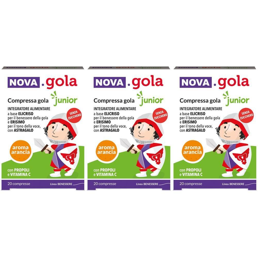 NOVA.GOLA Junior arancia compresse