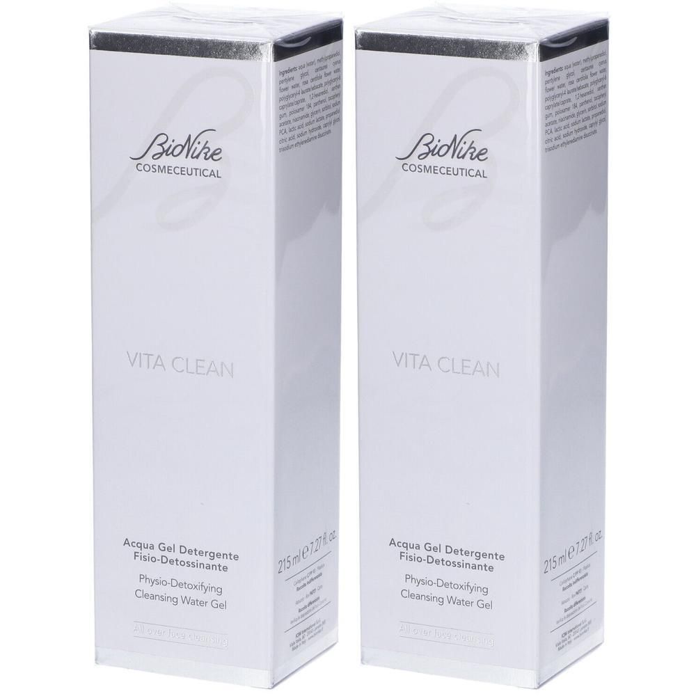 Bionike Vita Clean Acqua Gel Detergente Fisio-Detossinante