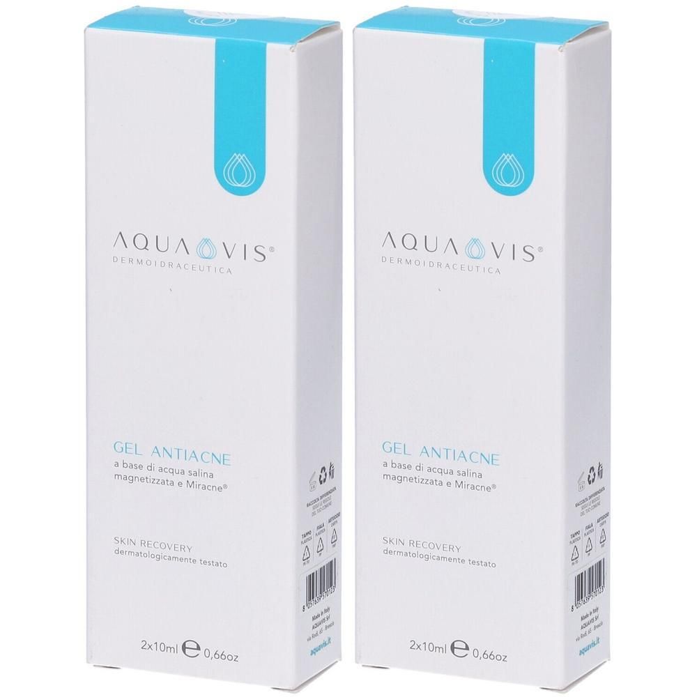 Aquavis Gel Antiacne 2 Flaconcini Da 10 ml