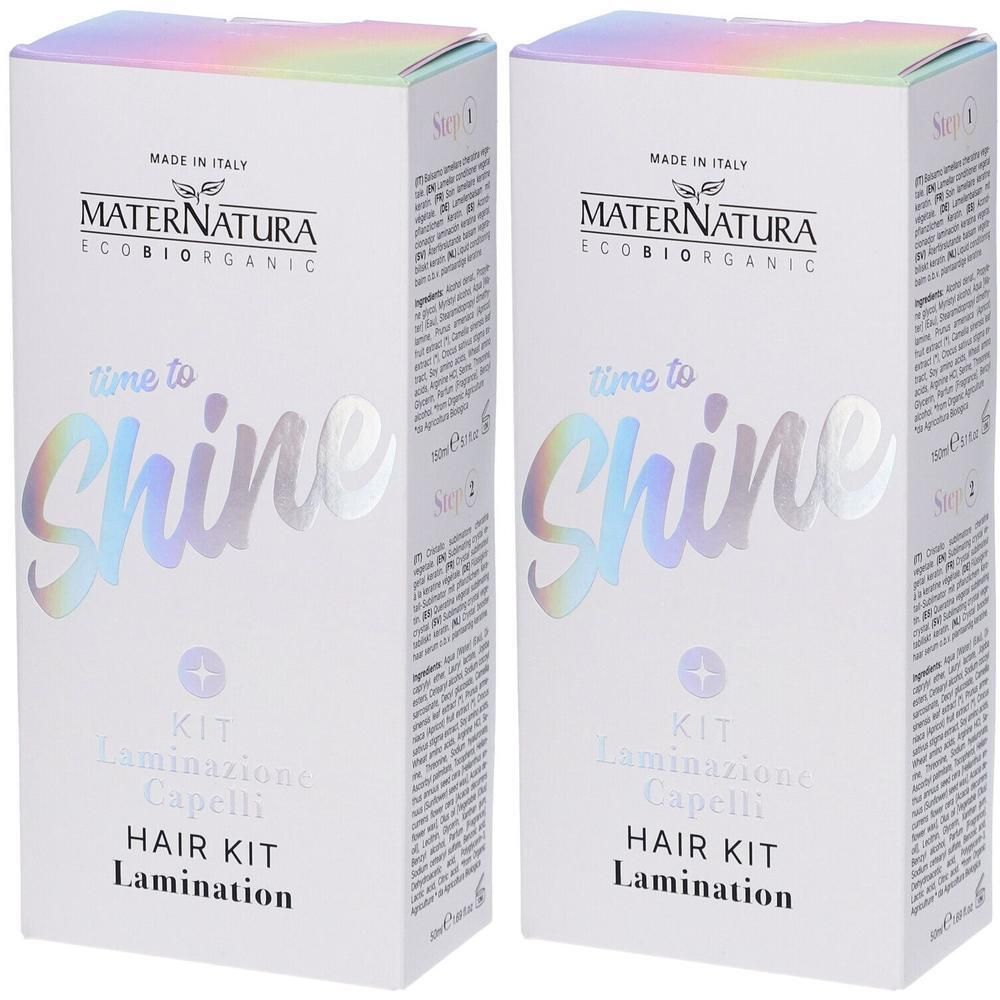 MaterNatura Kit Laminazione Capelli Sfibrati con Cheratina Vegetale