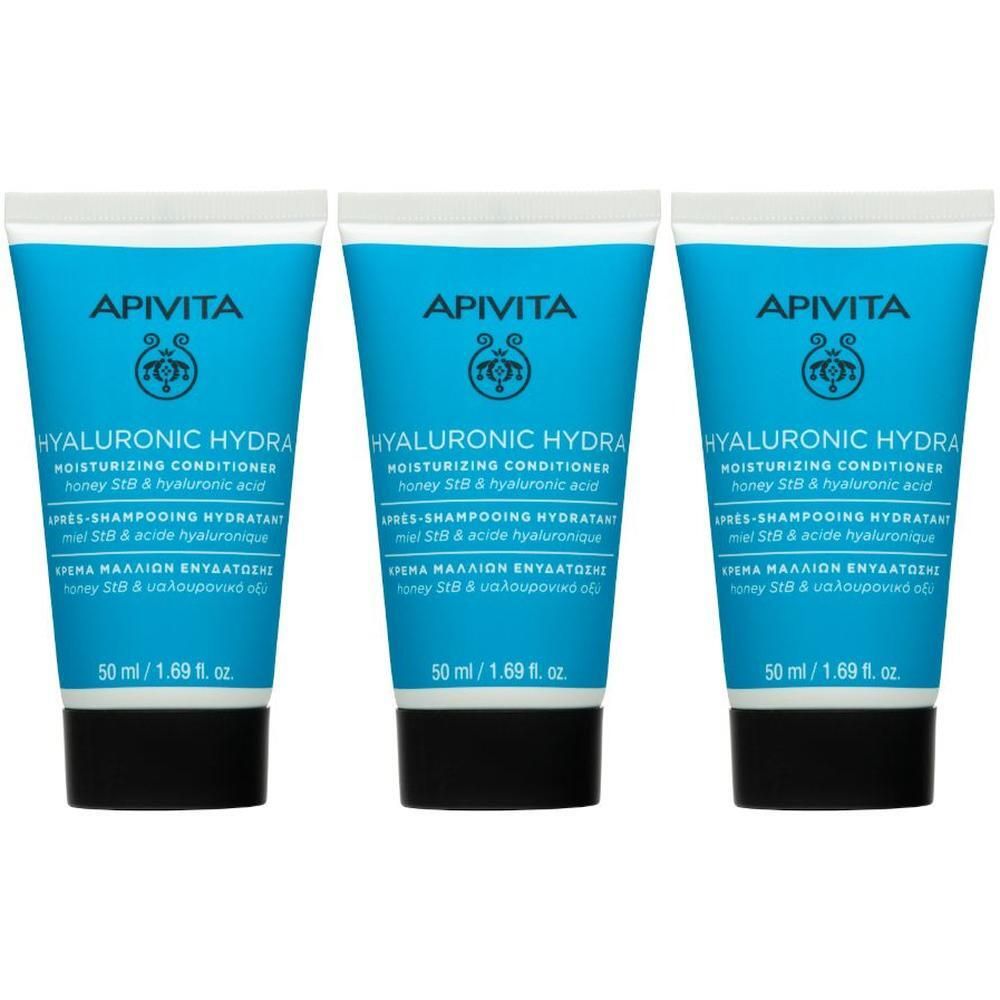 Apivita Hyaluronic Hydra Balsamo Idratante e Districante Anti‑Crespo per capelli secchi
