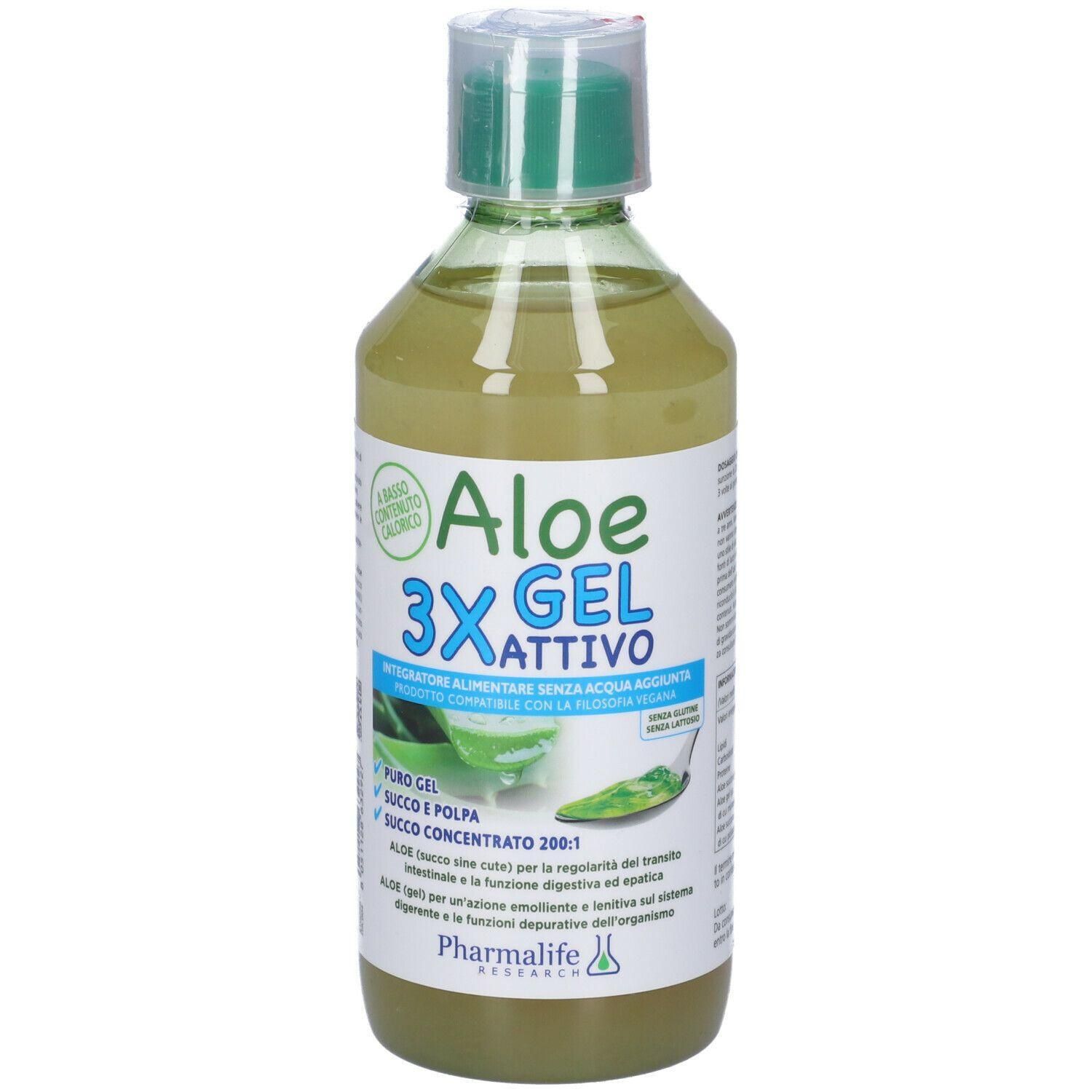 Pharmalife Aloe Gel 3x Attivo Integratore Alimentare