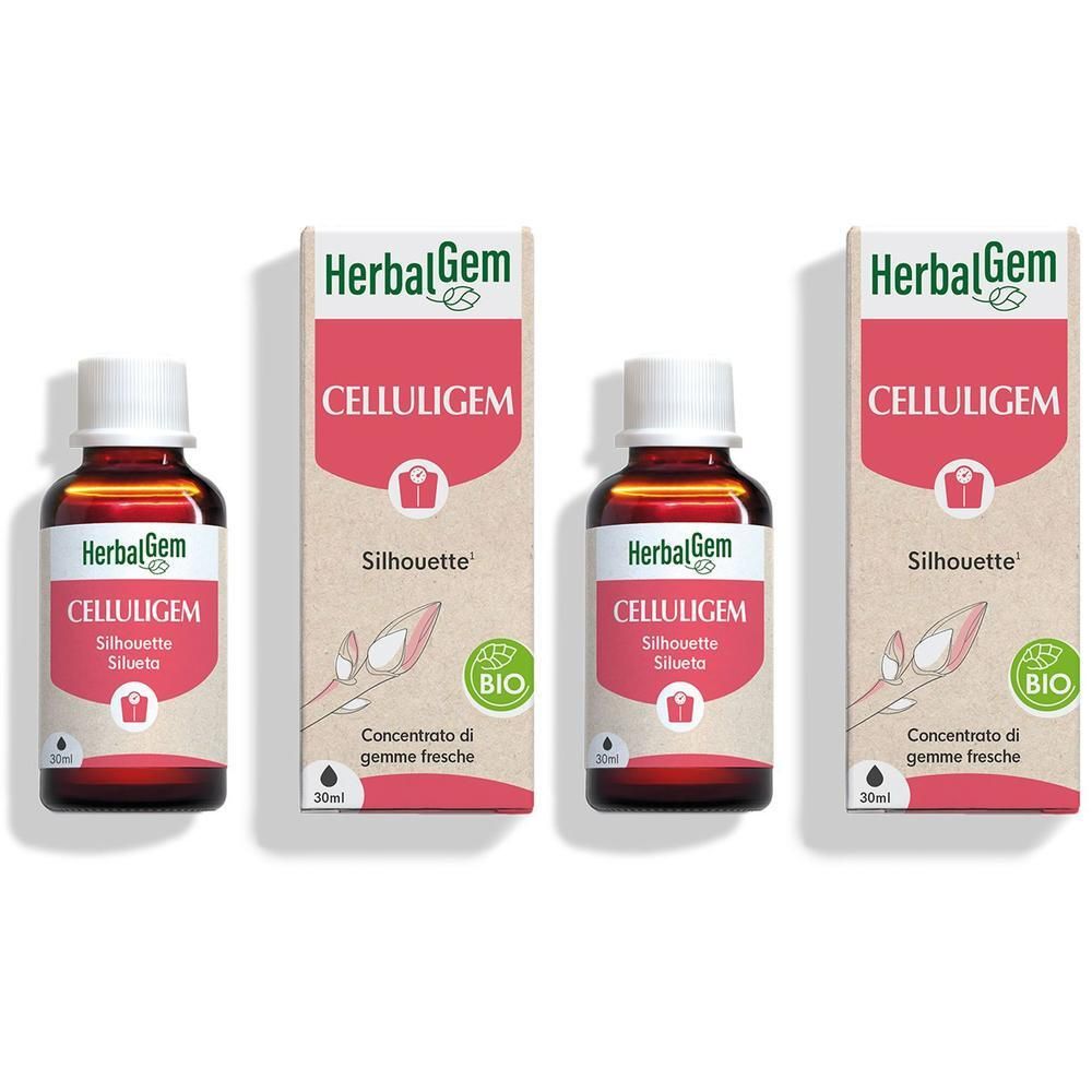 Herbalgem Celluligem Silhouette Concentrato di Gemme Fresche Gocce