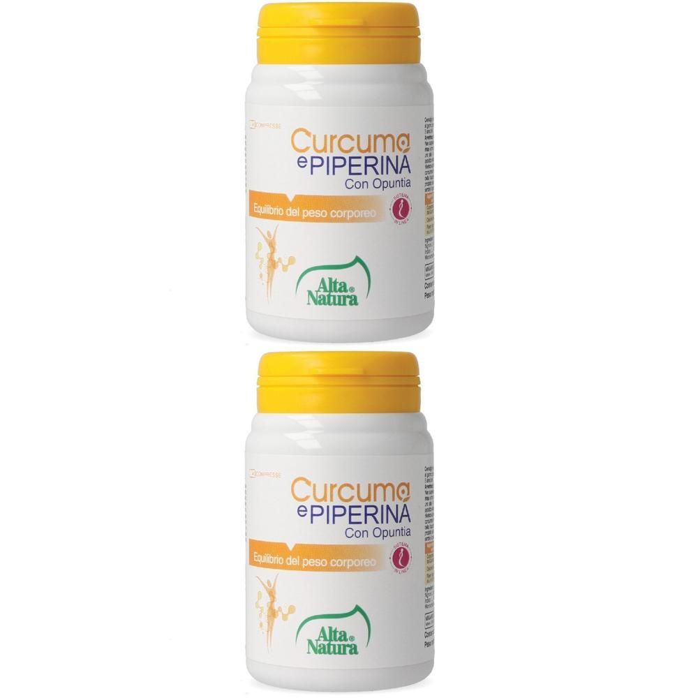 Alta Natura Curcuma e Piperina con Opuntia Compresse