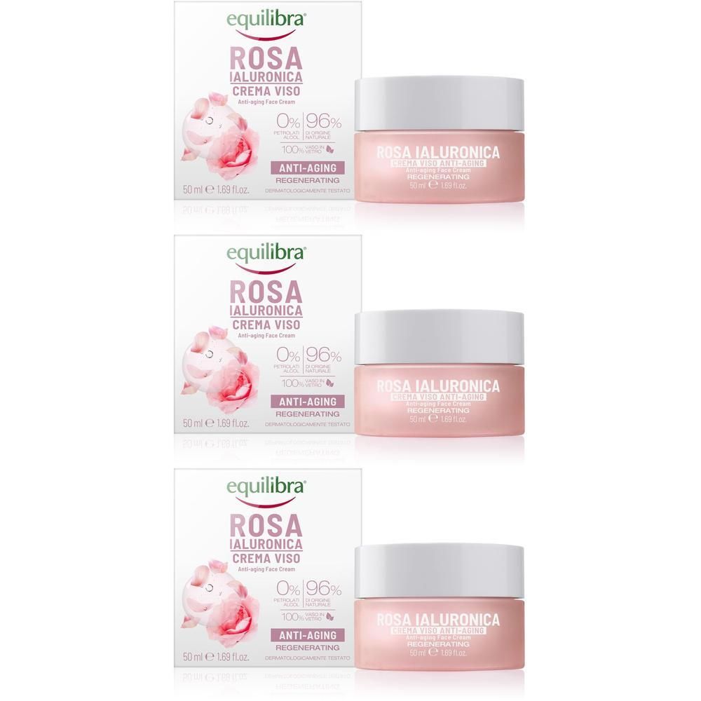 Equilibra® Rosa Ialuronica Crema Viso Anti-Aging