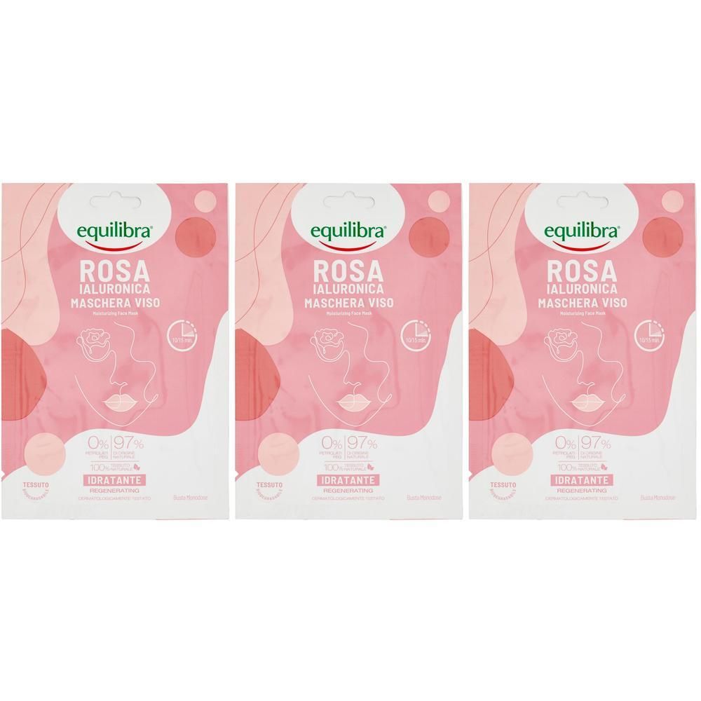 Equilibra Rosa Ialuronica Maschera Viso