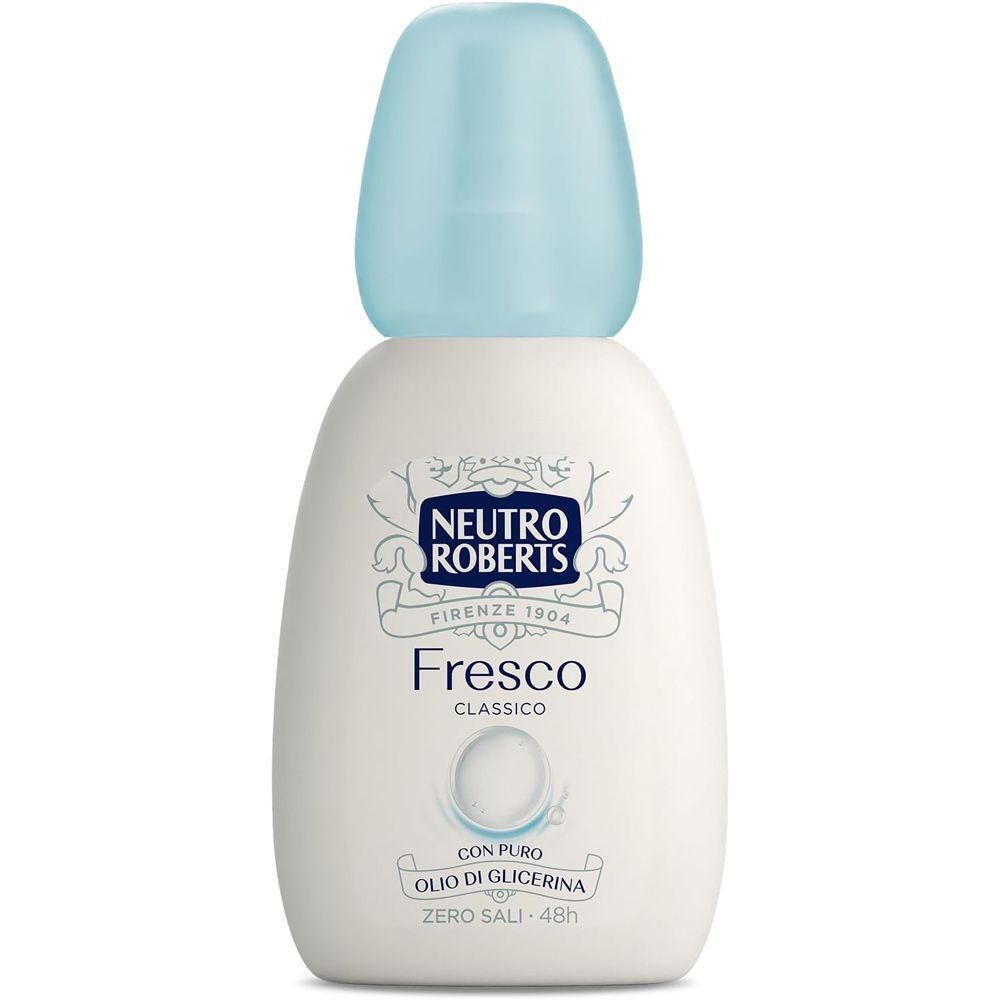 Deodorante Neutro Roberts Fresco Classico con olio di glicerina, protezione 48h.
