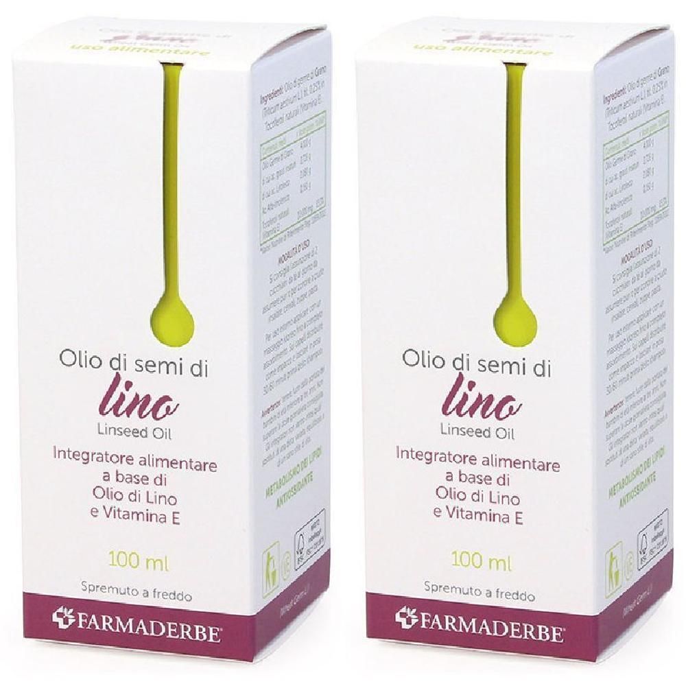 Olio Alimentare Lino Semi 100 Ml