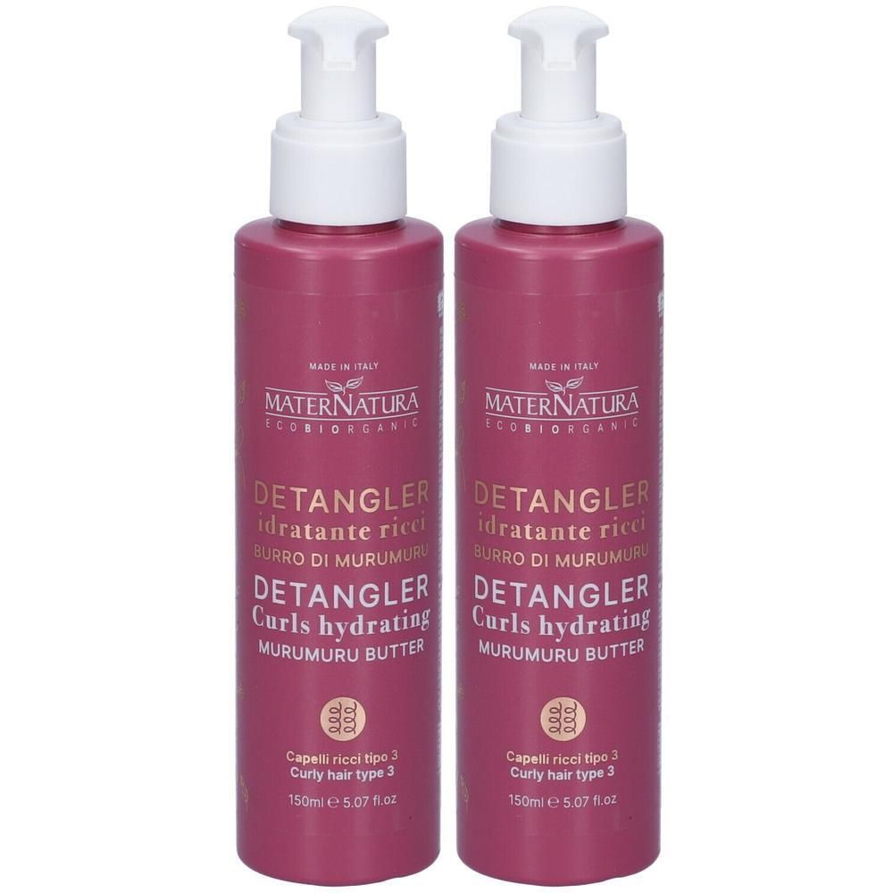 MaterNatura Detangler Idratante Capelli Ricci al Burro di Murumuru