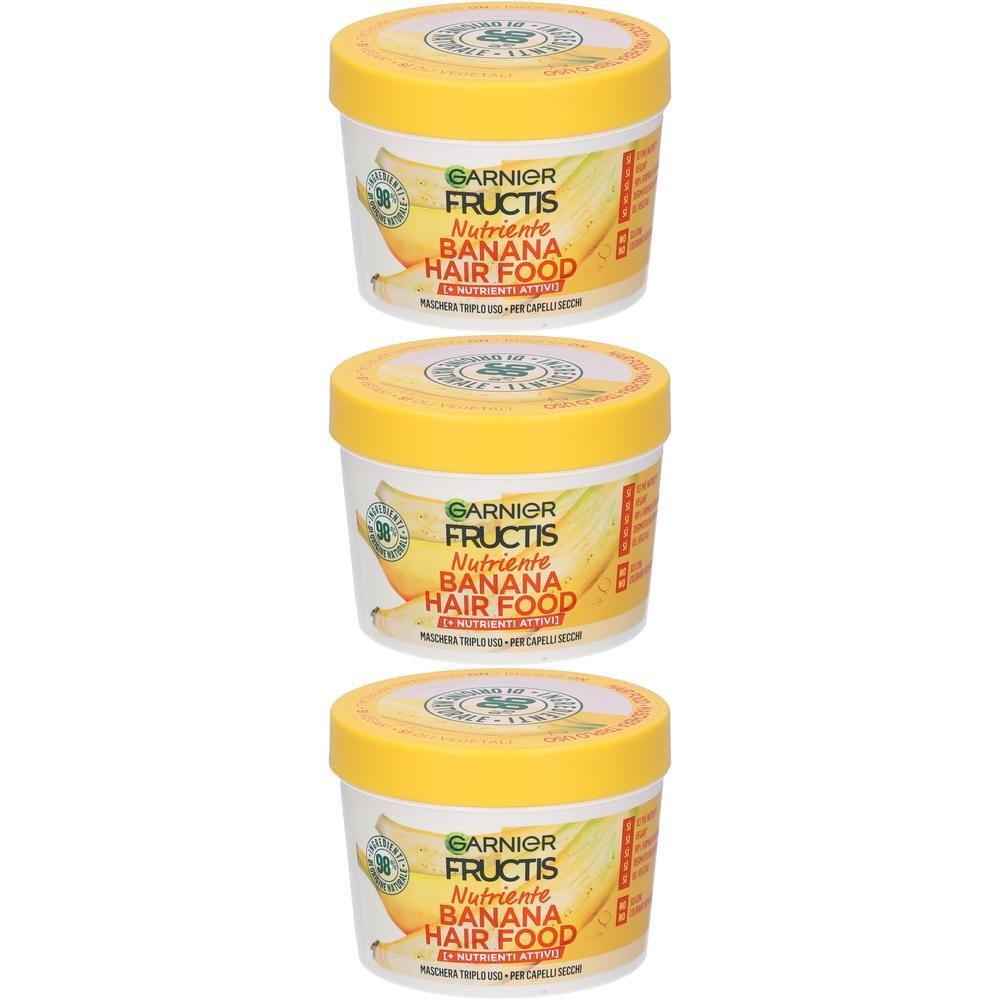 Maschera Garnier Fructis Banana Hair Food, 390ml.