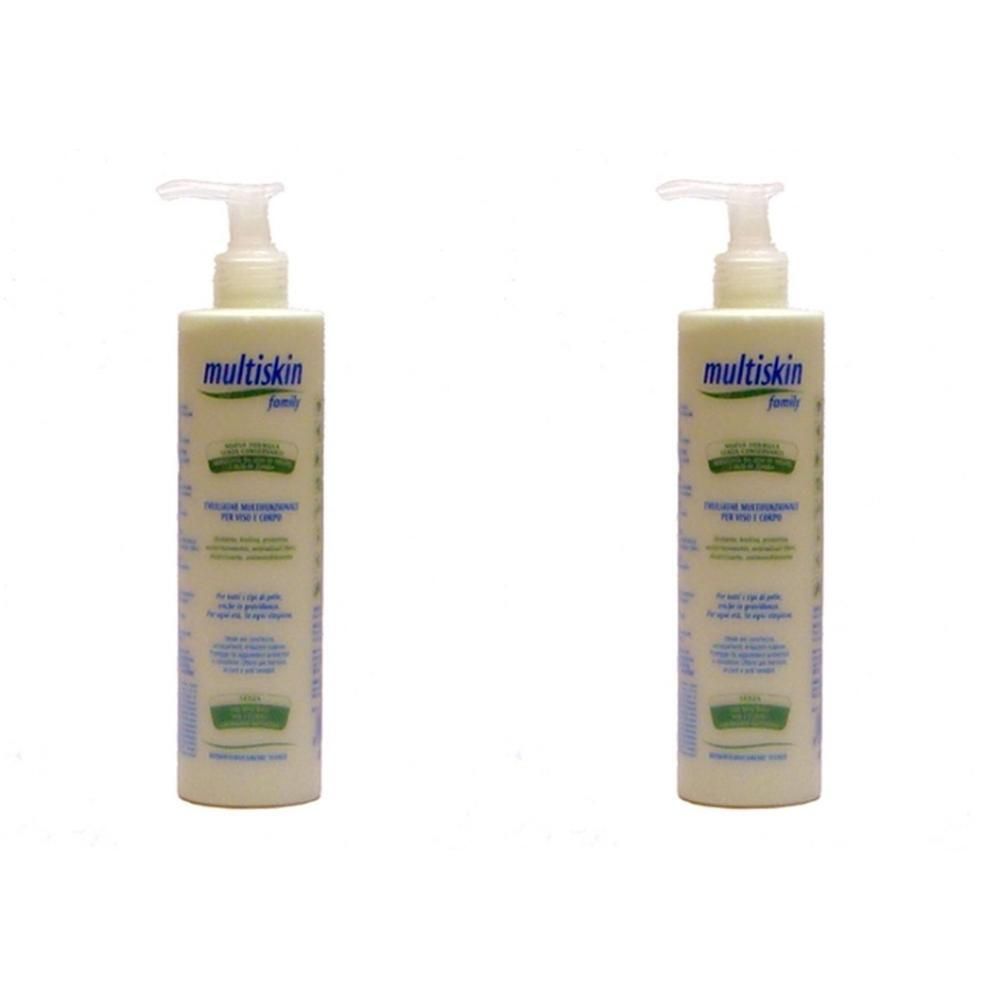 Multiskin Family L'Emulsione Crema Fluida Viso Corpo Idratante 300 Ml