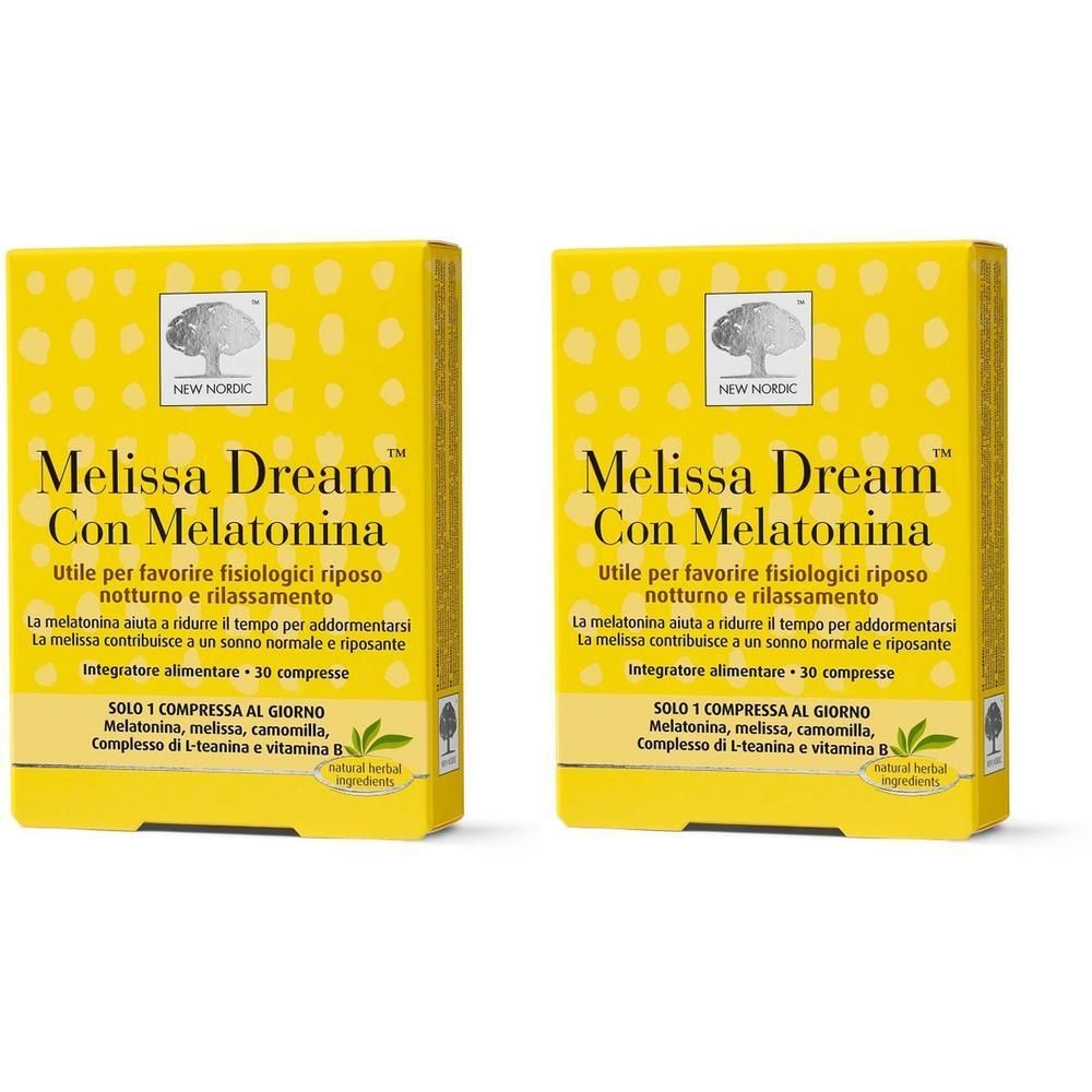 New Nordic Melissa Dream Con Melatonina Compresse