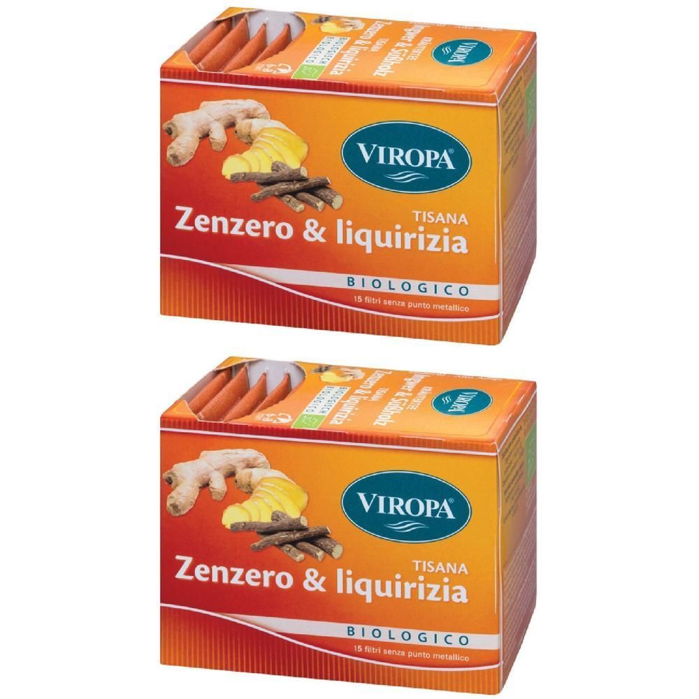 Viropa Tisana Zenzero e Liquirizia Bustine