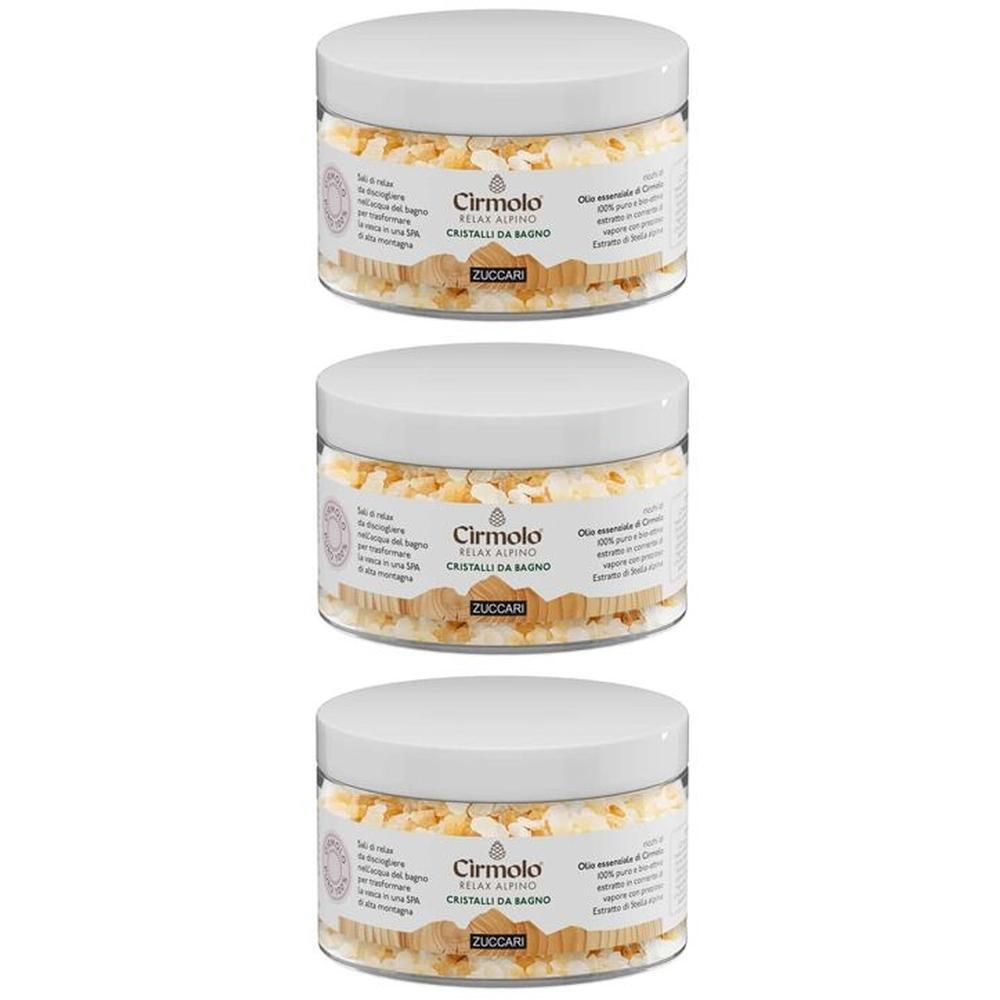 Cirmolo Relax Alpino-Cristalli da Bagno Vaso