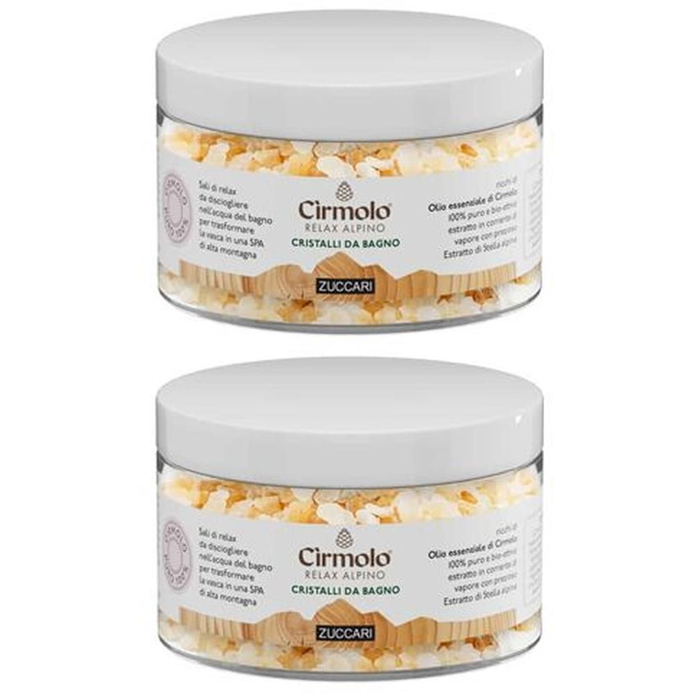 Cirmolo Relax Alpino-Cristalli da Bagno Vaso