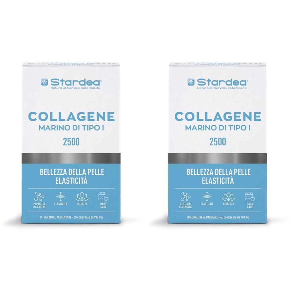 Due confezioni di Stardea Collagene 2500, integratore per l'elasticità della pelle.