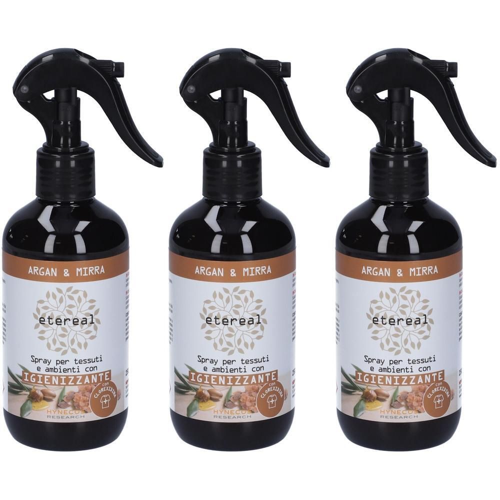 Etereal Argan Mirra Spray Tessuti Ambienti Profumato con Igienizzante