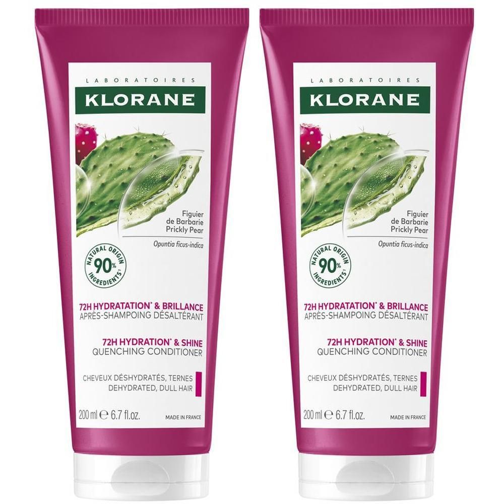 Klorane Balsamo idratante e illuminante al Fico d’India 200ml - Capelli disidratati, idratazione