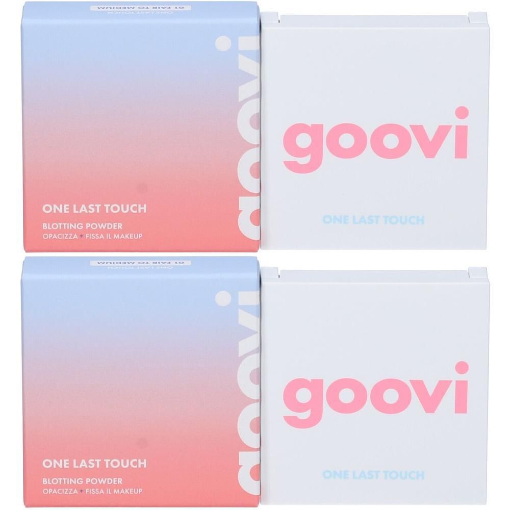 Goovi One Last Touch Polvere Opacizzante Tonalià 01 Bianco e Rosa