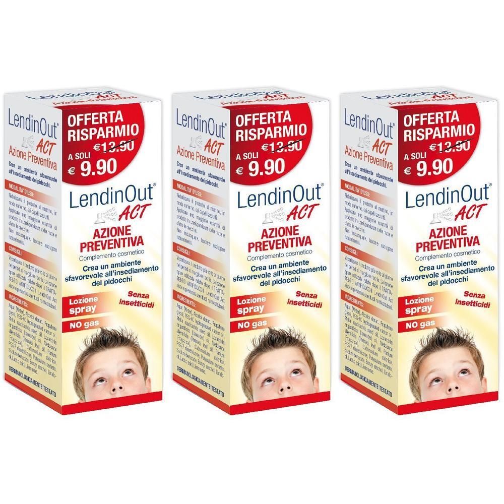 Lendinout Act Azione Preventiva Spray 100 Ml
