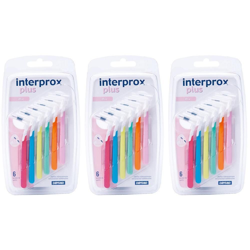 Interprox Plus Mix 6 Scovolini, Anti-Placca e Anti-Carie, varie misure PHD