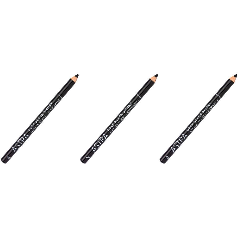 ASTRA Make-UP Deep Black Smoky - Matita Occhi Nera Sfumabile