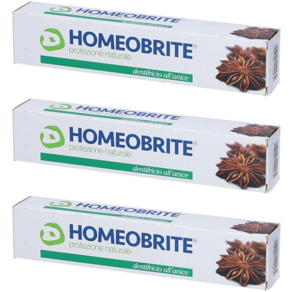Homeobrite Protezione Naturale Dentifricio All'Anice