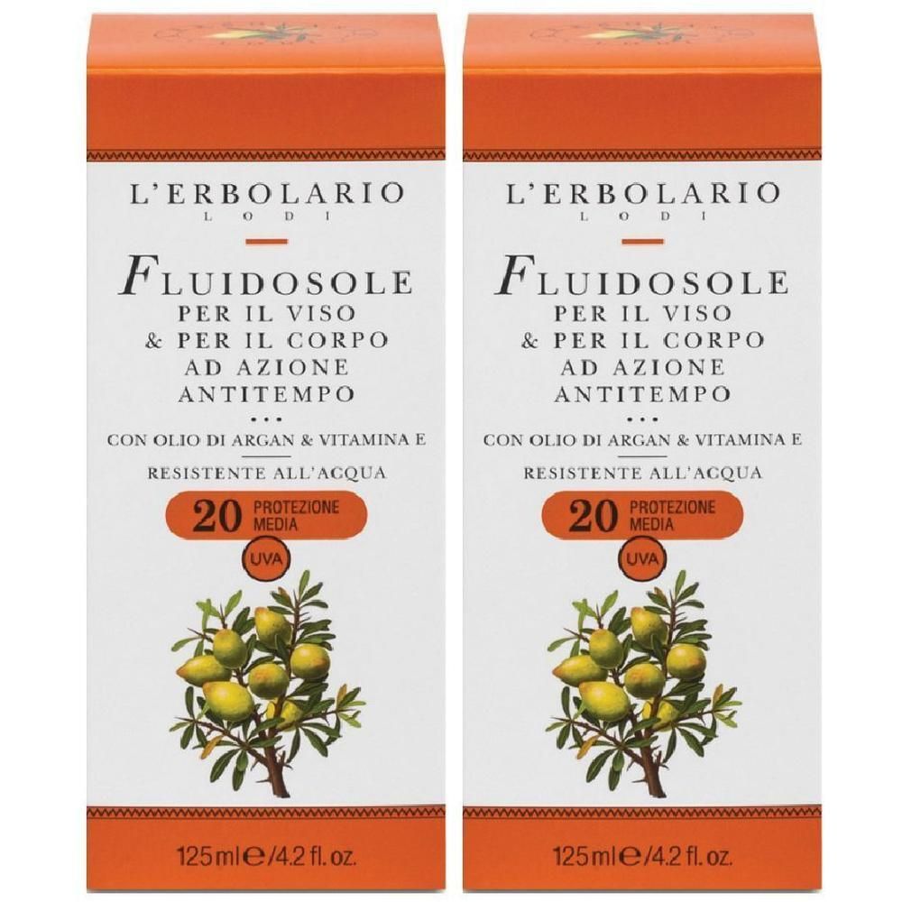 L`Erbolario FluidoSole Viso e Corpo Anti-tempo SPF 20