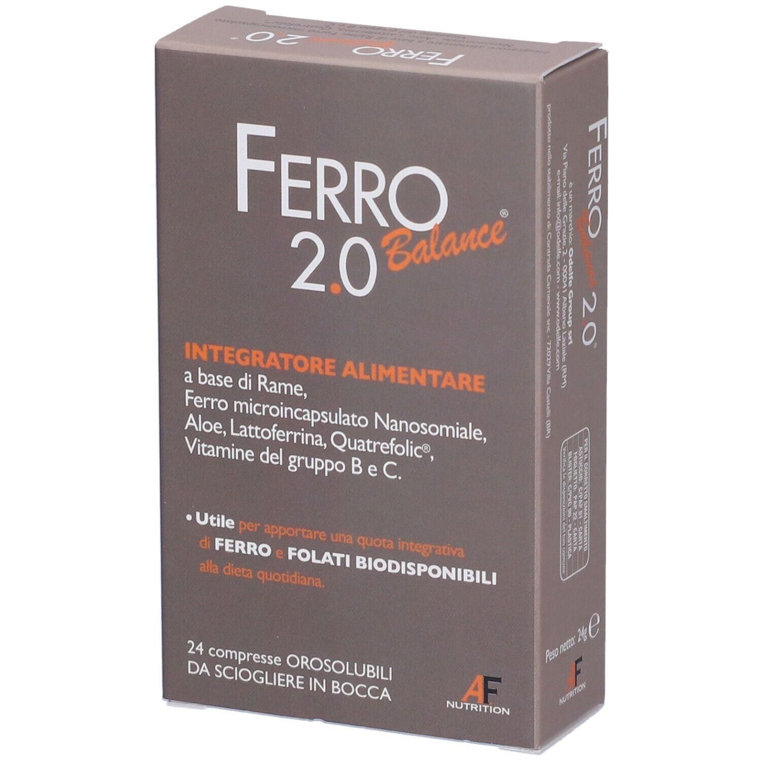 Ferrobalance 2.0 Balance Compresse Orosolubili
