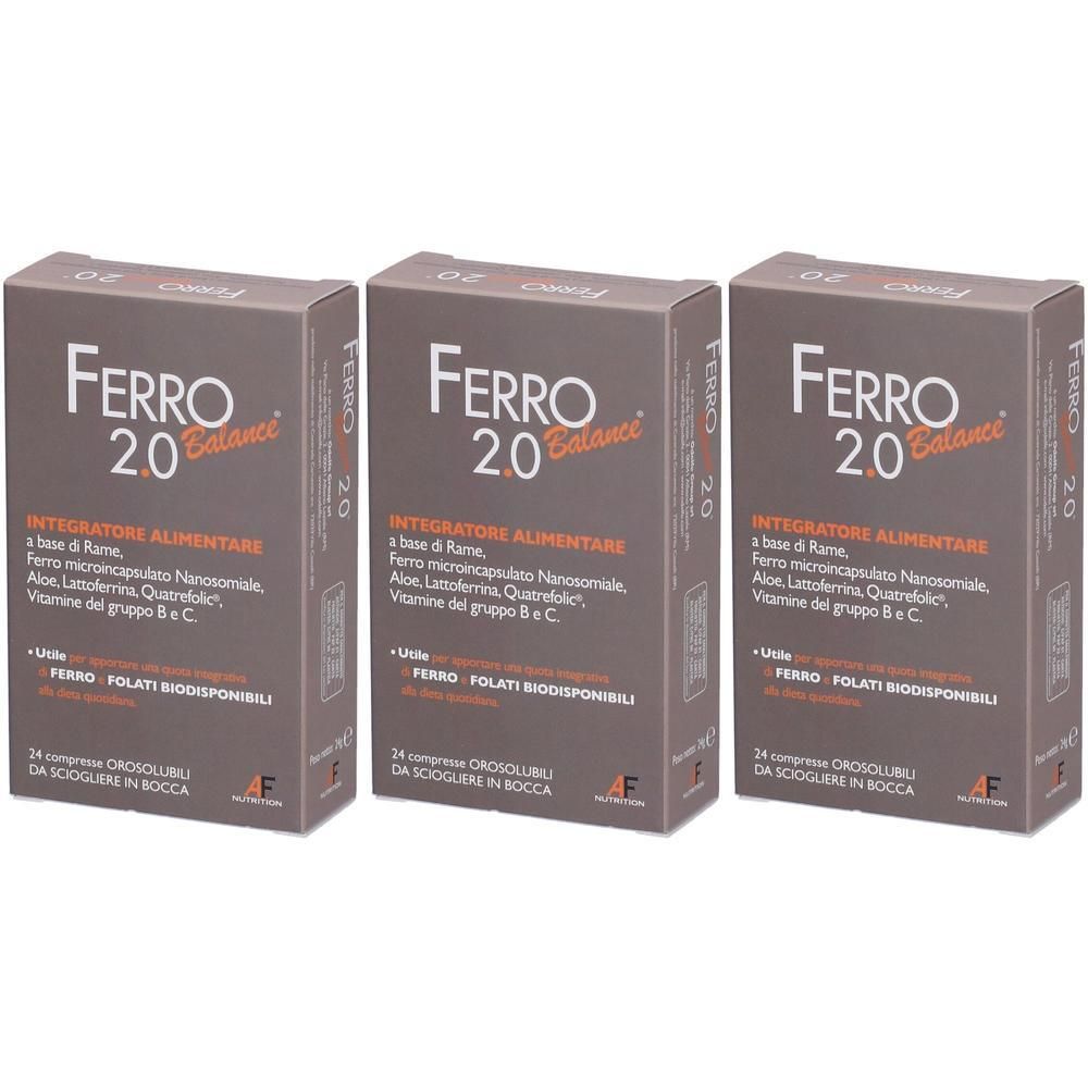 Ferrobalance 2.0 Balance Compresse Orosolubili
