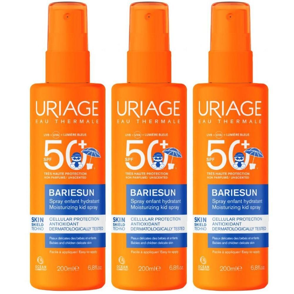 URIAGE BARIESUN Spray Bambini SPF50+ pelle sensibile, viso, corpo, senza profumo