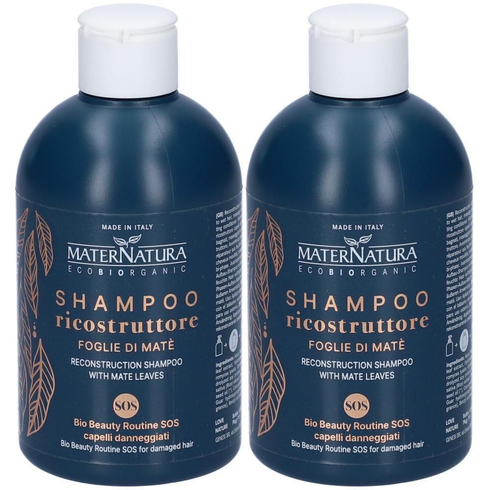 MaterNatura Shampoo Ricostruttore alle Foglie di Matè