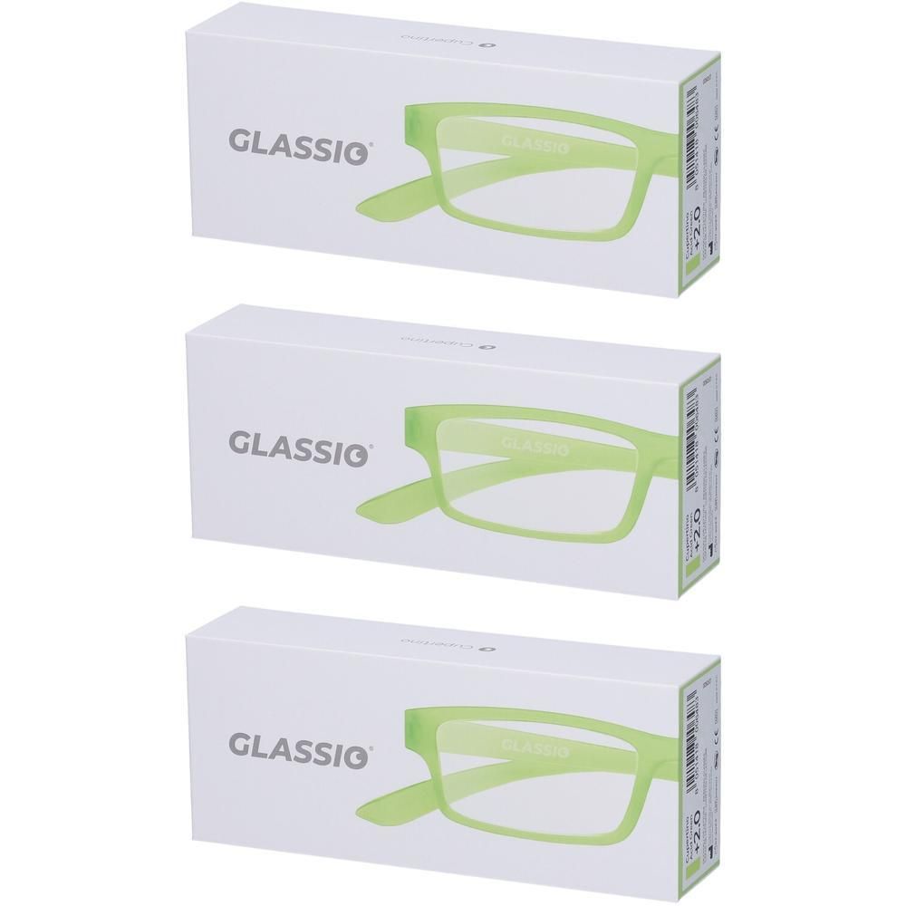 Occhiali da Lettura Glassio Cupertino Colore Verde Acido Gradazione +2,0
