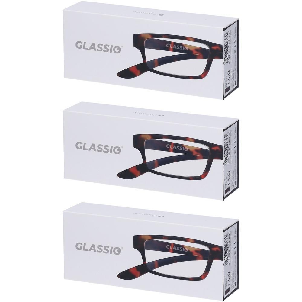 Occhiali da Lettura Glassio Cupertino Colore Tortoise Gradazione +3,0