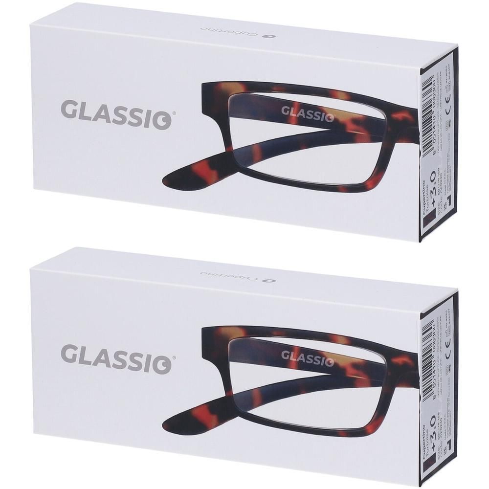 Occhiali da Lettura Glassio Cupertino Colore Tortoise Gradazione +3,0