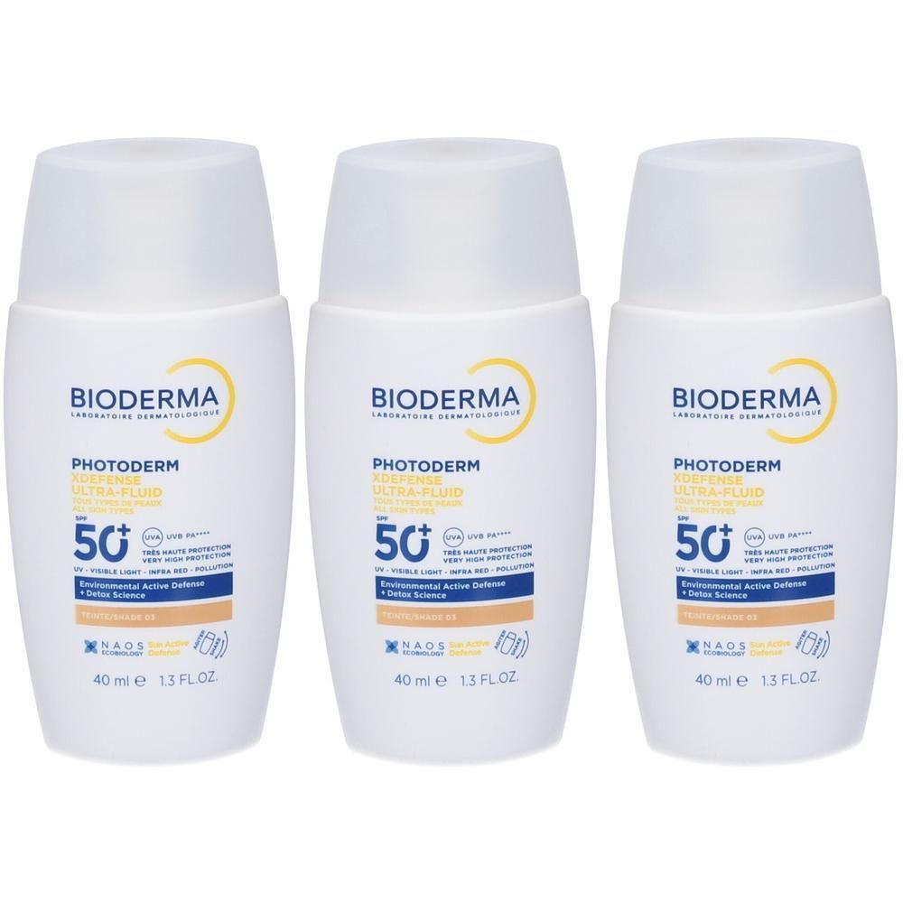 Bioderma Photoderm Xdefense Ultra-Fluid SPF50+ Tonalità 03